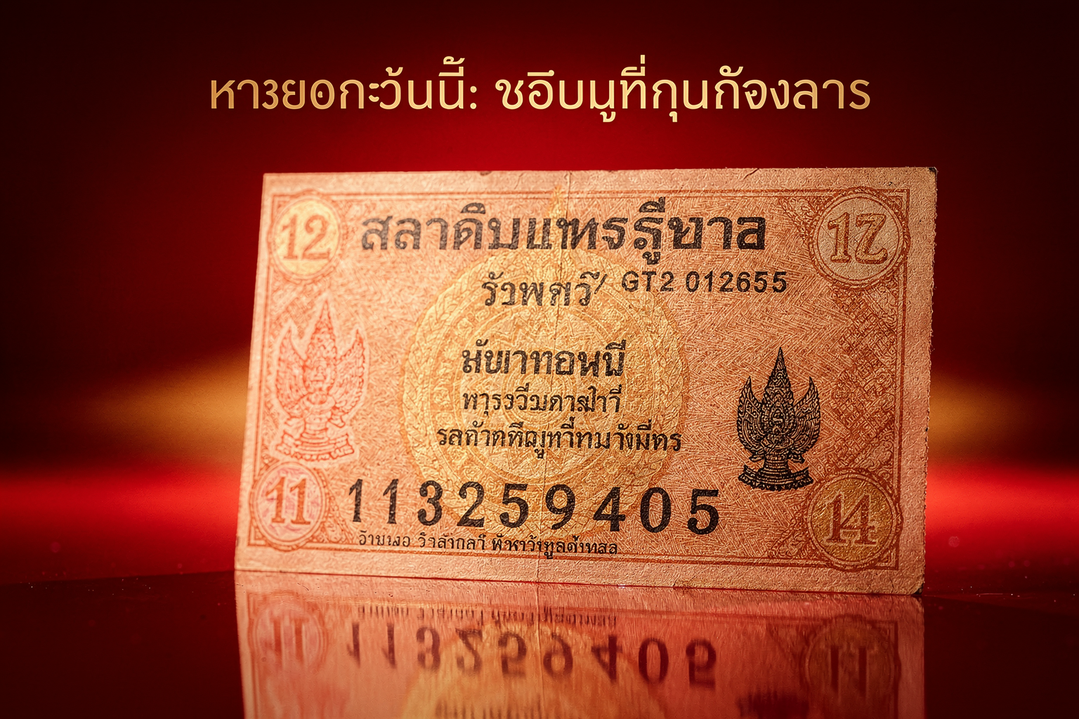 หวยออกวันนี้: ข้อมูลที่คุณต้องการ